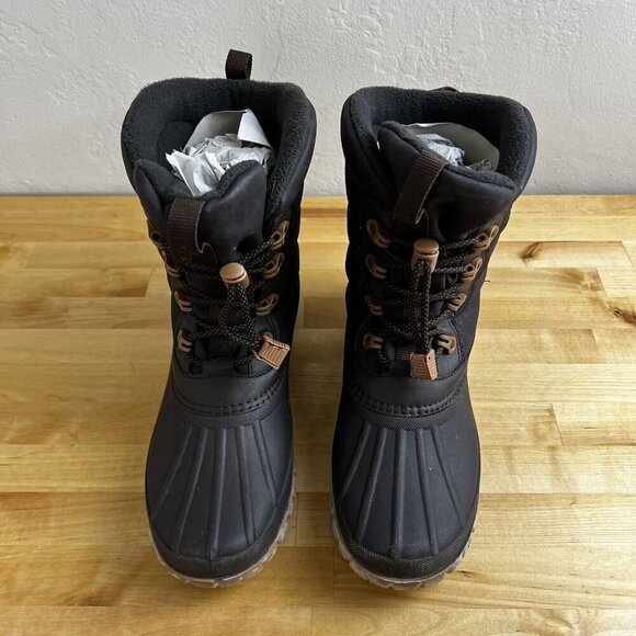 Storm By Cougar Cardiff Snow Boots Women's 10 Espresso Brown Bungee Closure - Picture 3 of 11